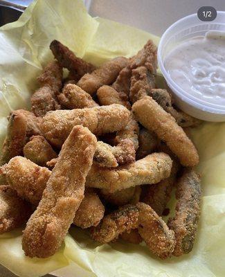 Zucchini Fries with in house Ranch