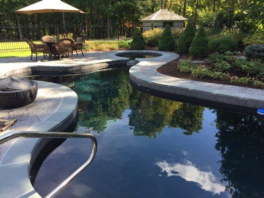 New Gunite Swimming Pool & Hot Tub built in Averill Park NY