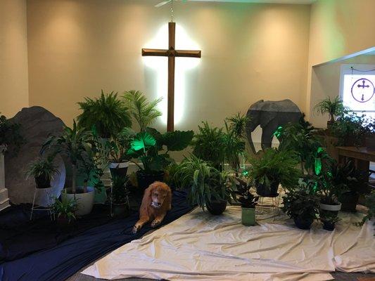 The "jungle" from January 2017 sermon series: Chase the lion.