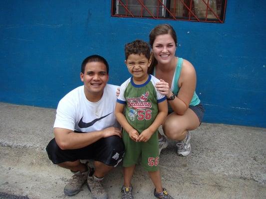 Serving at a Children's center in Costa Rica