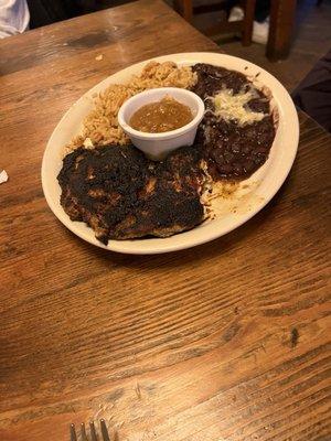 Blackened chicken