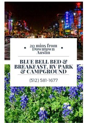 Blue Bell Bed & Breakfast, RV Park & Campground