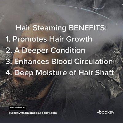 Hair Steaming now available