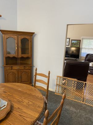 Dining area also got a new coat of paint