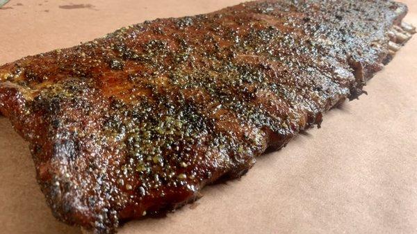 Smoked spareribs