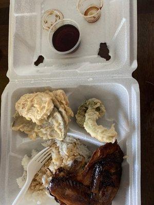 Teriyaki chicken plate