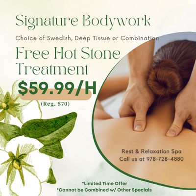 Rest & Relaxation Spa
 9 Central St, Leominster, MA 01453
 Call us at 978-728-4880