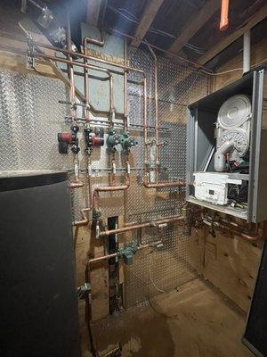 Installation boiler