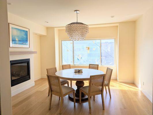 White oak mantle