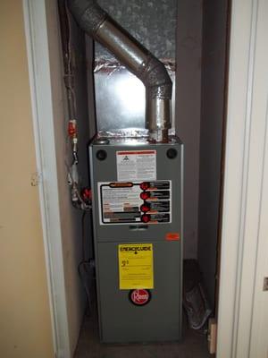 New furnace install.