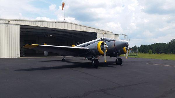 Beech 18 for a weekend trip from the Keys, enjoying the mountain hospitality!