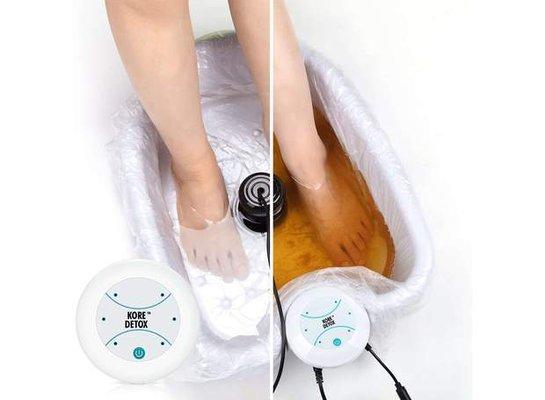 Ion Detox Foot Treatment removes impurities