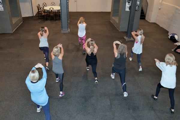 Dancers unite!  Dance fitness class