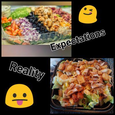 Expectations vs reality!