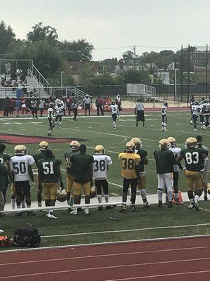 Carroll, Potomac, and H. D. Woodson joint practice scrimmage.