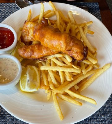 Delicious fish and chips