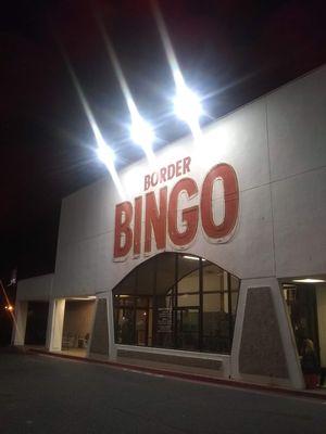 A February Saturday night at Border Bingo.