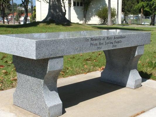 Memorial Benches Available