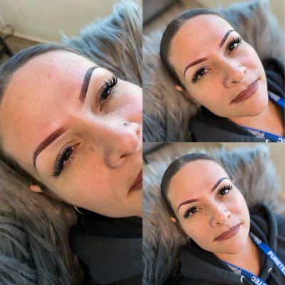 Shaped + Stained Brows