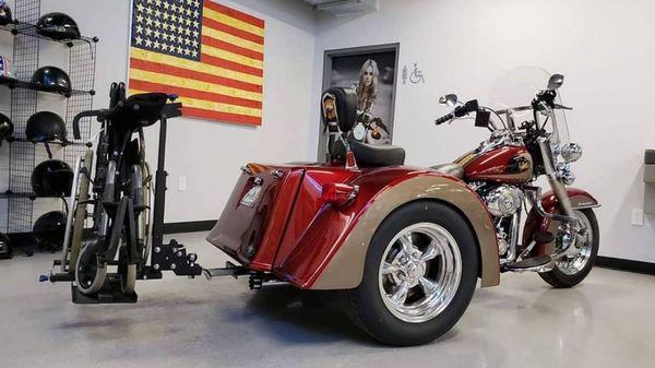 Customized Trike for former Navy Seal J.S.