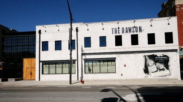 Exterior plaster done at The Dawson located in Chicago's West Town.