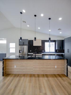 Brand new kitchen and floor