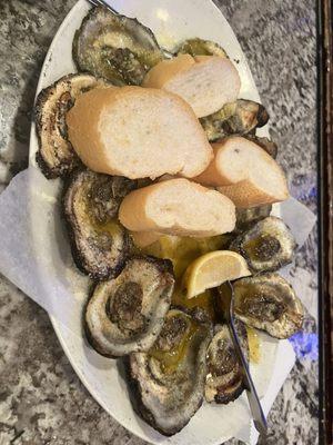 Charbroiled oysters