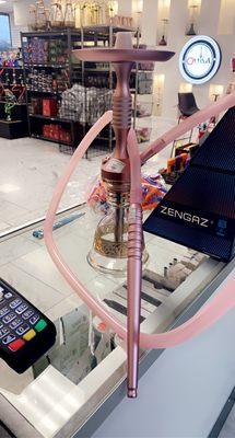 Rose gold zahrah hookah