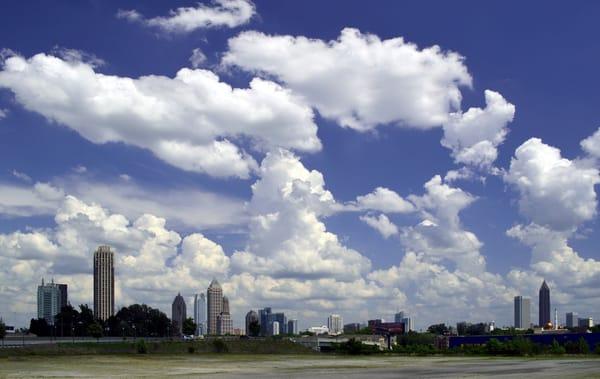 Atlanta Movers on a cloudy day.  Rain or shine... Your move must go on!