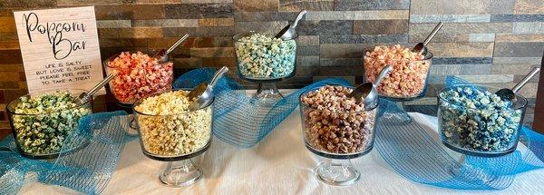 Have a Popcorn Bar at any special event :)