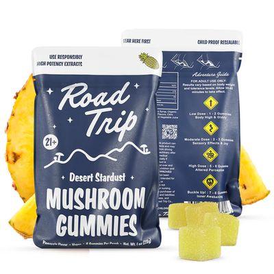 Road Trip Mushroom Gummies Desert Stardust Blend Pineapple