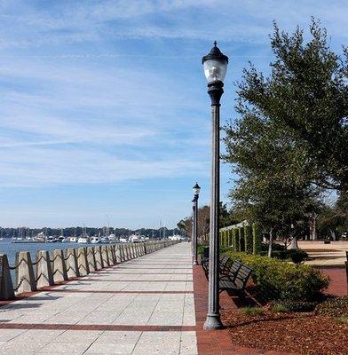 Take a stroll in Henry C Chambers Waterfront Park