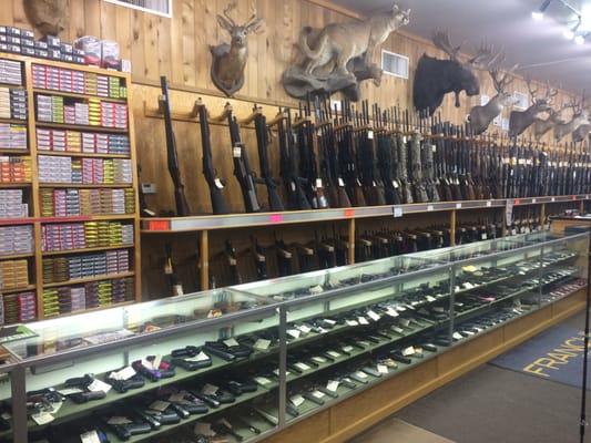 Large selection of firearms and ammo!