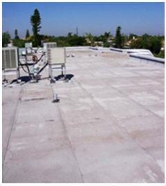 Commercial flat roof