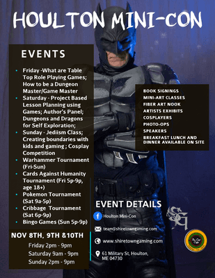 Join us in November for a Mini-Comicon