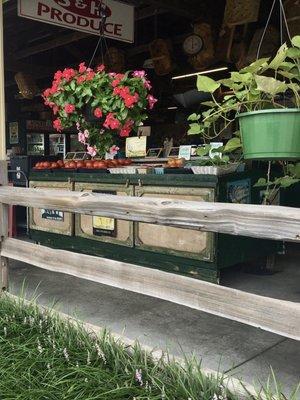 S&H Produce's stand at the Virginia Beach Farmer's Market