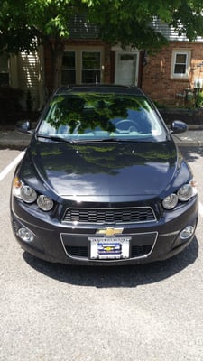 Brand new 2014 Chevy Sonic LTZ.