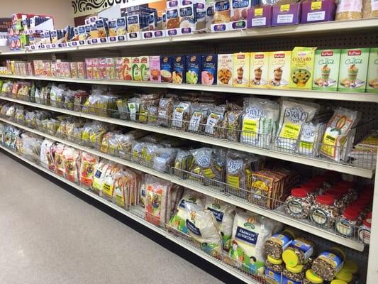 Halal/desi grocery market inside a gas station