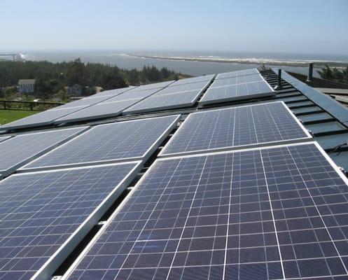 A solar installation with a great view! Winchester Bay, OR