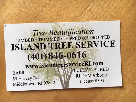 Great tree trimming service!