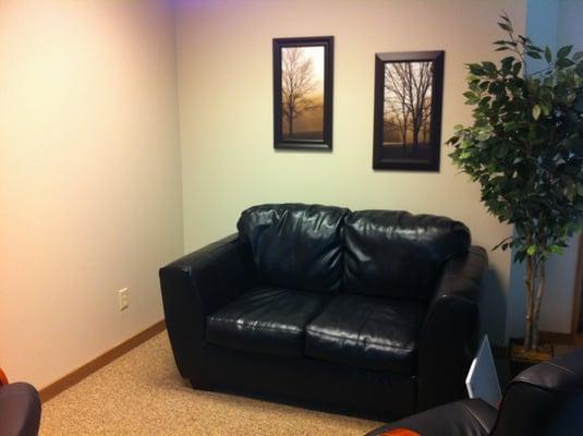 One of the one-on-one counseling rooms.