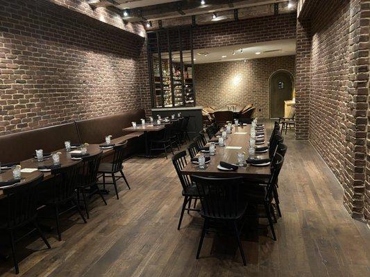 Wine Room, the perfect space for a private event