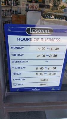 Store Hours