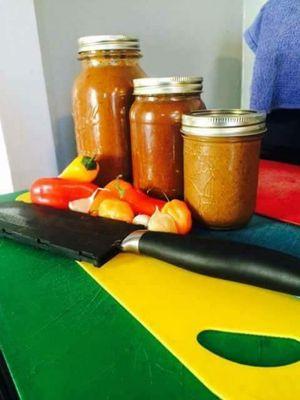 Jerk sauce sold & made locally