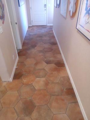 Octagon rustic tile