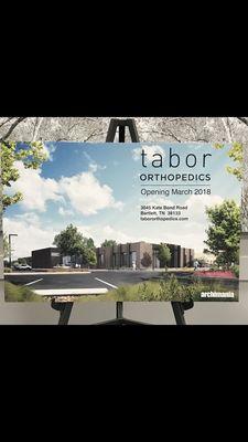 Tabor Orthopedics and Memphis Orthopaedic's new location.