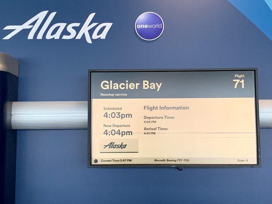 This is the daily flight from Juneau (JNU) to Glacier Bay/Gustavus (GST), Alaska.