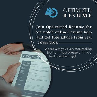 Welcome to a game-changing resume experience with #OptimizedResume!