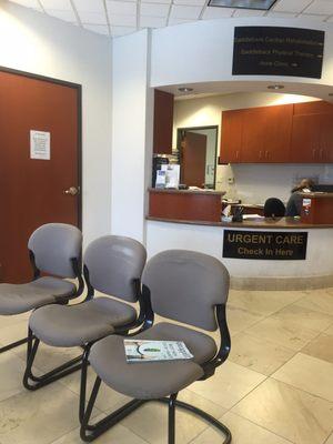 Small waiting room