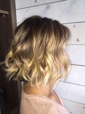 Balayage and cut